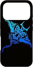 Hawaiian Tribal Stingray Polynesian Tattoo Style Case for iPhone 17 Pro