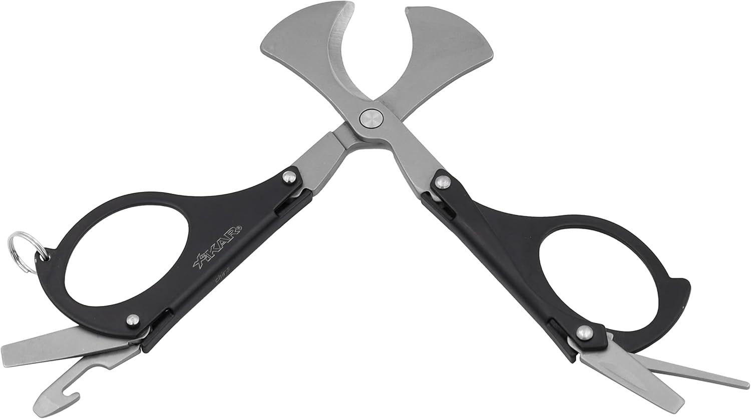 XIKAR MTX Cigar Scissors, Multi-tool, Black