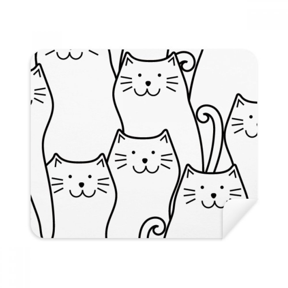 Sling Cat Protect Animal Pet Lover Cleaning Cloth Screen Cleaner 2pcs Suede Fabric