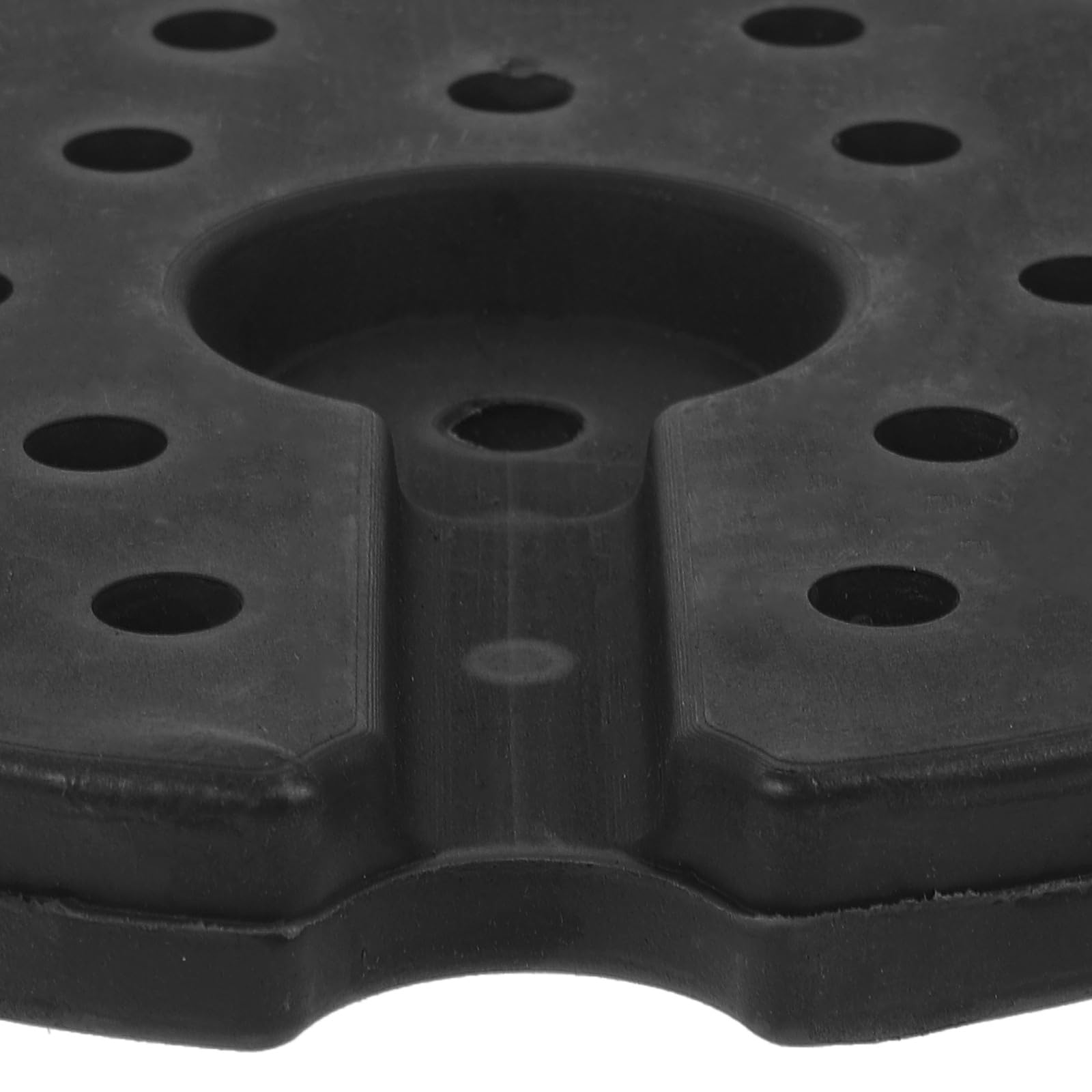Gewichteter Stehlampenfuß aus Gummi, Schwarze Basis mit Stabilität