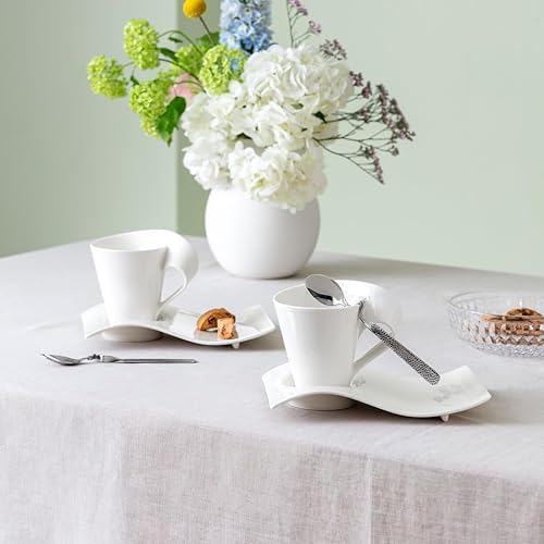 Miniatura 6 de Villeroy & Boch New Wave Cafe - Plato grande para fiesta, 8.5 x 6.5 pulgadas, blanco, 1 unidad (paquete de 1)