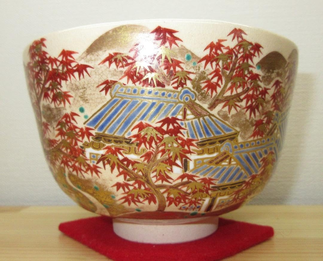 送料込【逢絢亭・新品】茶道具 茶碗 京焼 東福寺の紅葉の絵 手塚石雲 共箱入り Amazon.co.jp: 逢絢亭茶道具 茶碗 京焼 東福寺の紅葉の絵 手塚石
