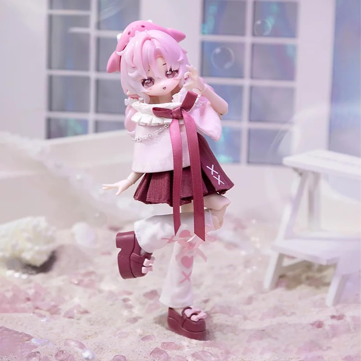 BEEMAI Minty Ocean Gem Series Single Box (Contains 1 Figure), 1/8 BJD Blind Box Cute Figures Collectibles Birthday Gift