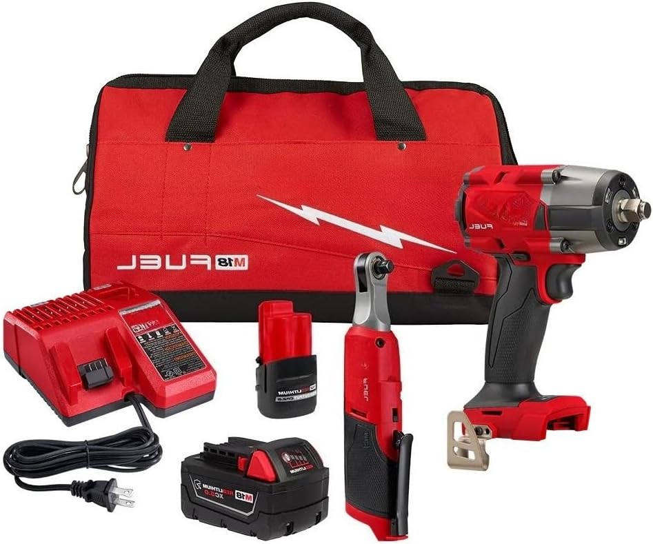 Suitable For Milwaukee 3890-22 M18 FUEL 18V & M12 FUEL 12V Li-Ion Cordless 2-Tool Combo Kit