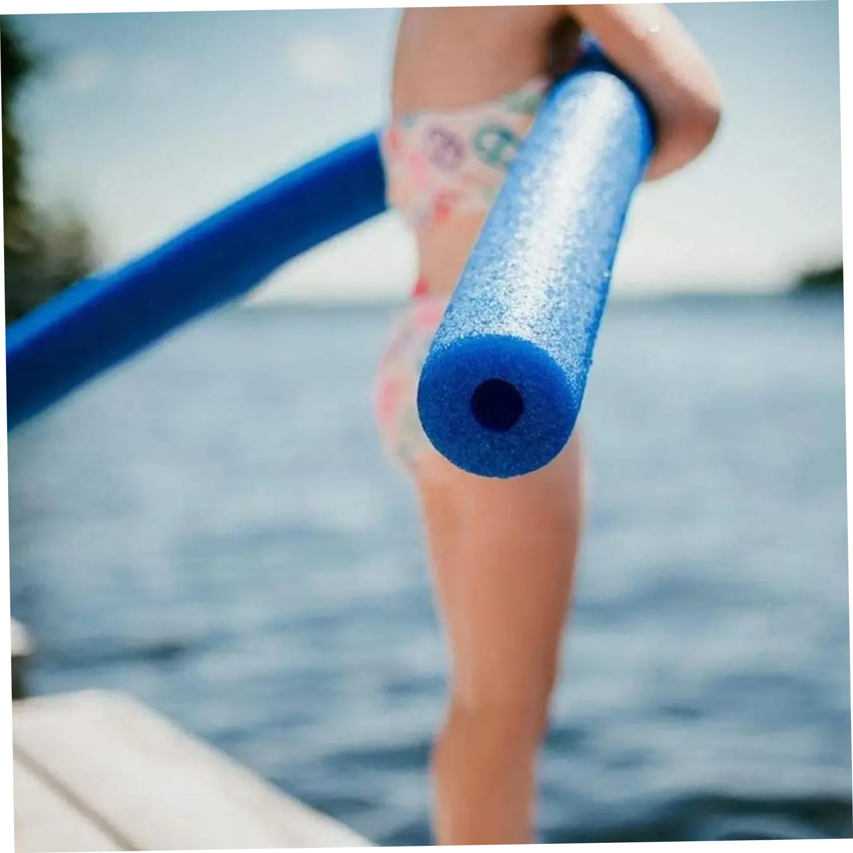 Lot De 4 Nouilles De Piscine En Mousse EPE 59 Pouces – Flottabilité, Imperméables, 4 Couleurs – Enfants Et Adultes