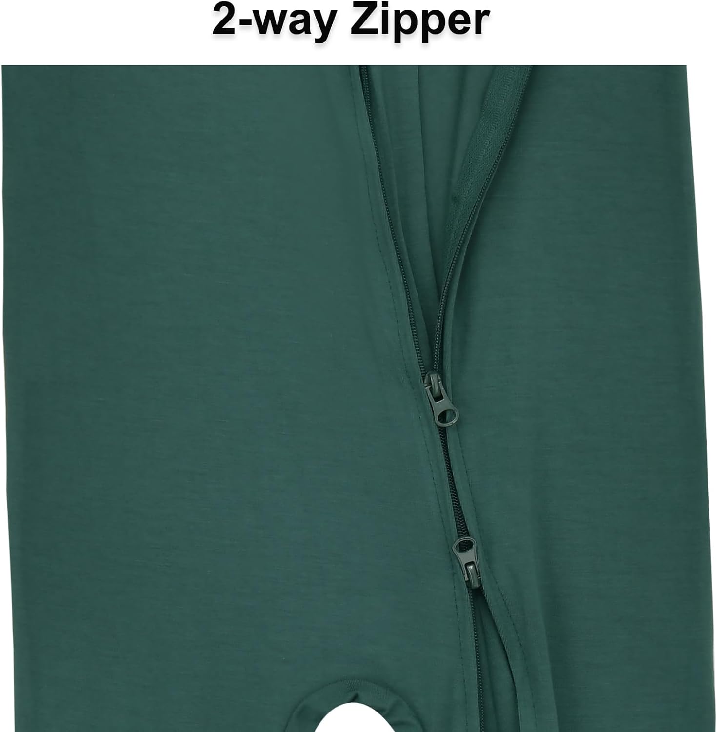 Aablexema Baby Footless Pajamas Rayon 3pcs Unisex Infant Zipper Romper with Mitten Cuffs Sleep Play PJs - Image 6