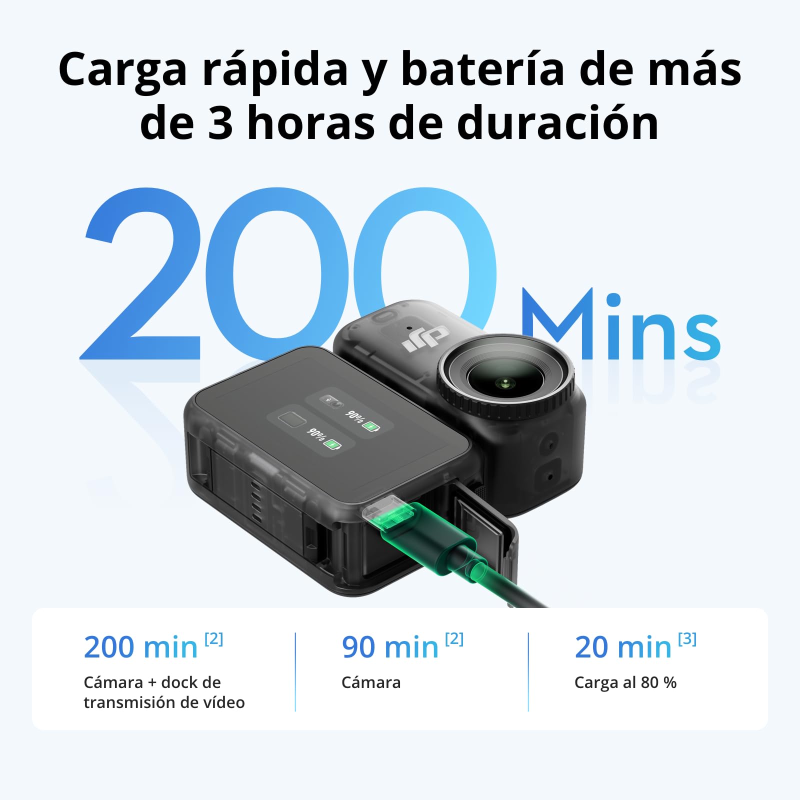 DJI Pack Estándar Osmo Nano (64 GB), cámara vlog 4K portátil, Sensor 1/1.3″ | Sensor 1/1.3″ | 4K/60 fps y FOV de 143° | Autonomía 200 min | Transferencia rápida de contenido | Diseño magnético portátil