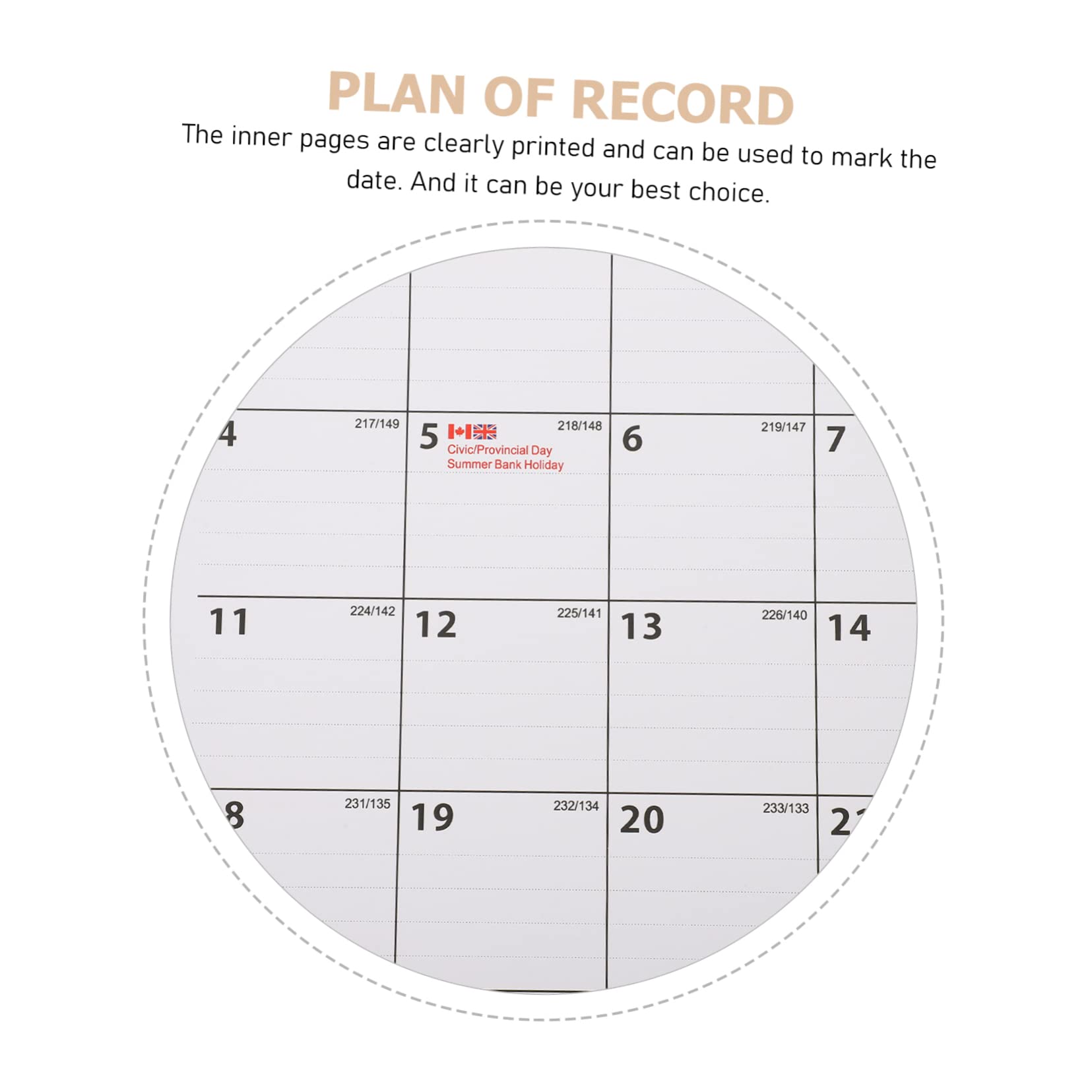 VILLCASE 3piezas Calendario De Pared Mensual Desgarrable Organizador De Citas Familiar Para Hogar Diseño De Notas Espacio Para Objetivos y Tareas Calendario De Meses Cubierta