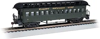 Bachmann Trains - オールドタイムカー ラウンドエンドクレストリー屋根付き - コーチ - East Broad TOP - HOスケール