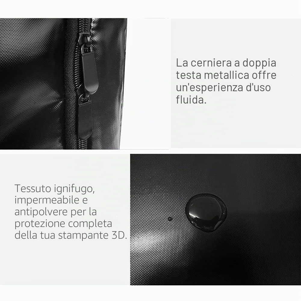 Custodia per stampante 3D, temperatura costante, insonorizzante, antipolvere, riscaldante con luce, compatibile con Ender 3 V2, Ender 3 Pro/Ender 3S / CR-10 / CR20 Pro Prusa i3 custodia protettiva