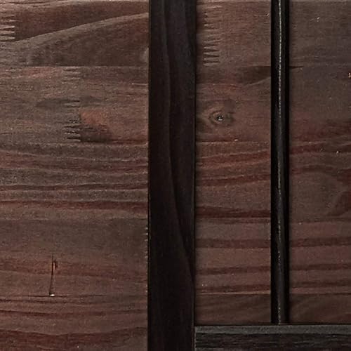 Miniatura 17 de Estantería de 3 estantes plegables y apilables Casual Home, 70 cm de ancho, color café expreso