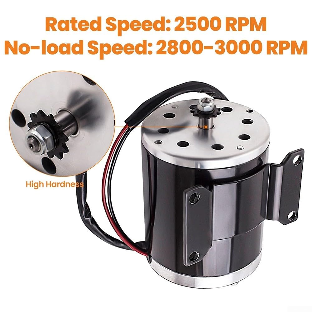 Moteur Électrique 24V 500W pour Go-Kart et Minibike