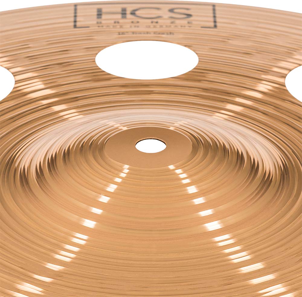 Meinl Cymbals HCS Bronze Expanded Cymbal Set di Piatti Box Pack con Hihat 14 pollici, Trash Crash 16, Crash 18 e Ride 20 per Batteria – Bronzo B8, Finitura Tradizionale (HCSB14161820)