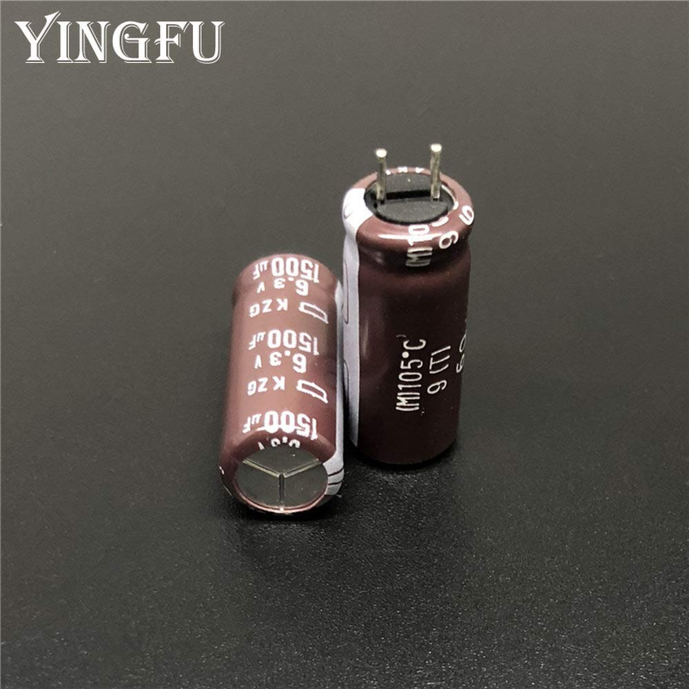 20 Stück 1500 µF 6,3 V NCC KZG Elko – 8x20 Mm, Super Low ESR, Für Hochwertige Schaltungen
