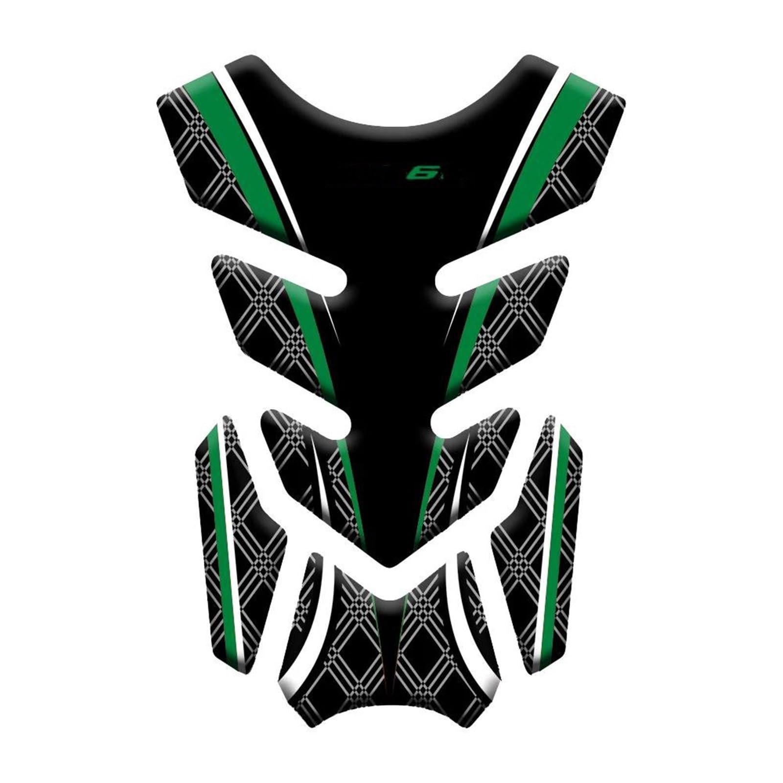 Ysdsls Color2 Motorcycle Stickers Tank Pad Sticker Protector Decals Case For Kawasaki For Er6n For Er-6N Tankpad(Color2)