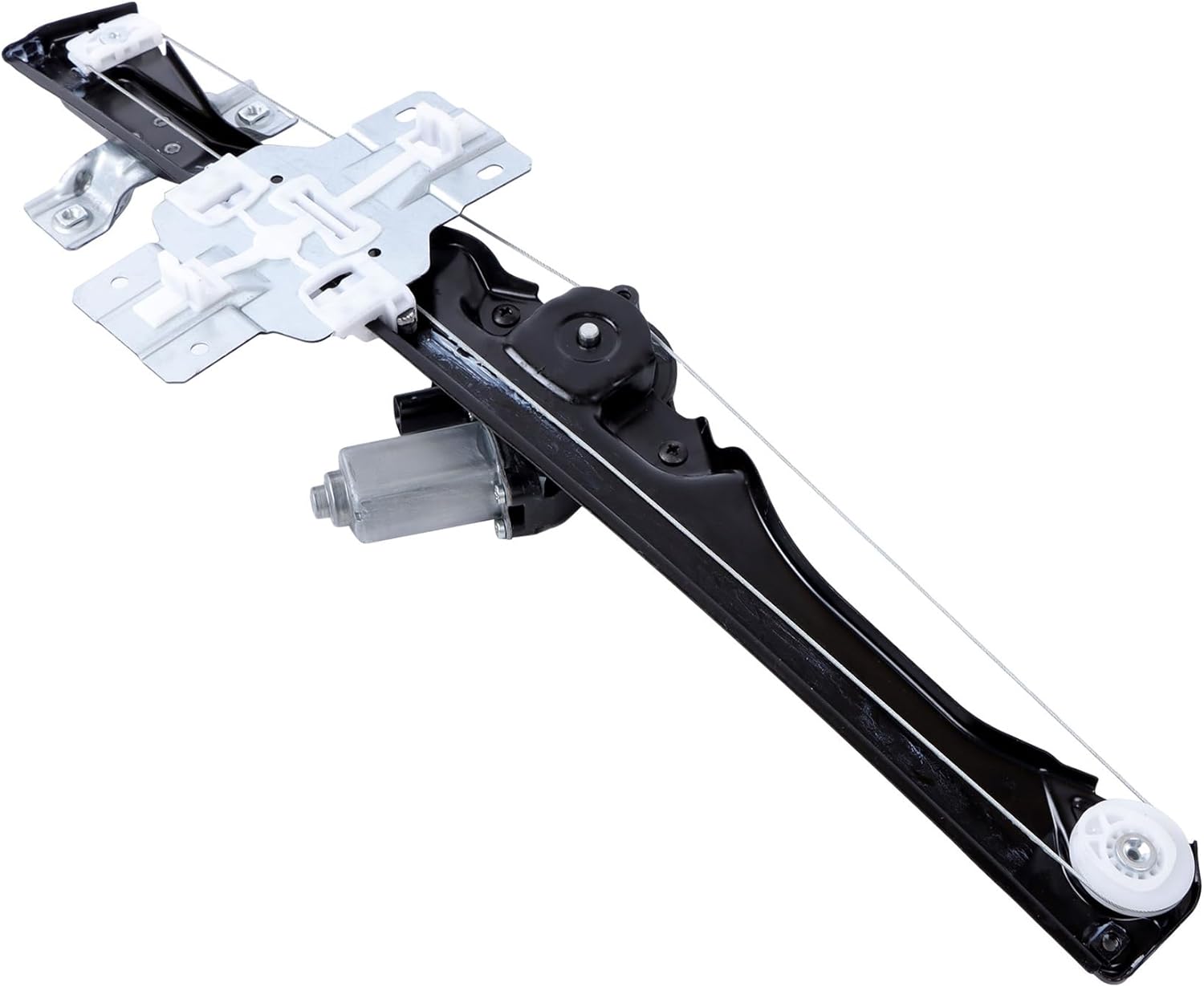 Front Left Driver Side Power Window Regulator with 2-Pin Motor Replacement for 2014-2017 Enclave 2013-2017 Traverse 2013-2017 Acadia 22867702 741-028