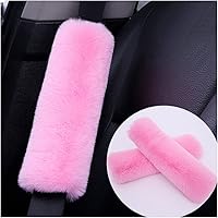 Vista 7 de 2 fundas esponjosas para cinturón de seguridad de automóvil, cojín de felpa suave y cómodo para cinturón de seguridad que protege el hombro, fundas