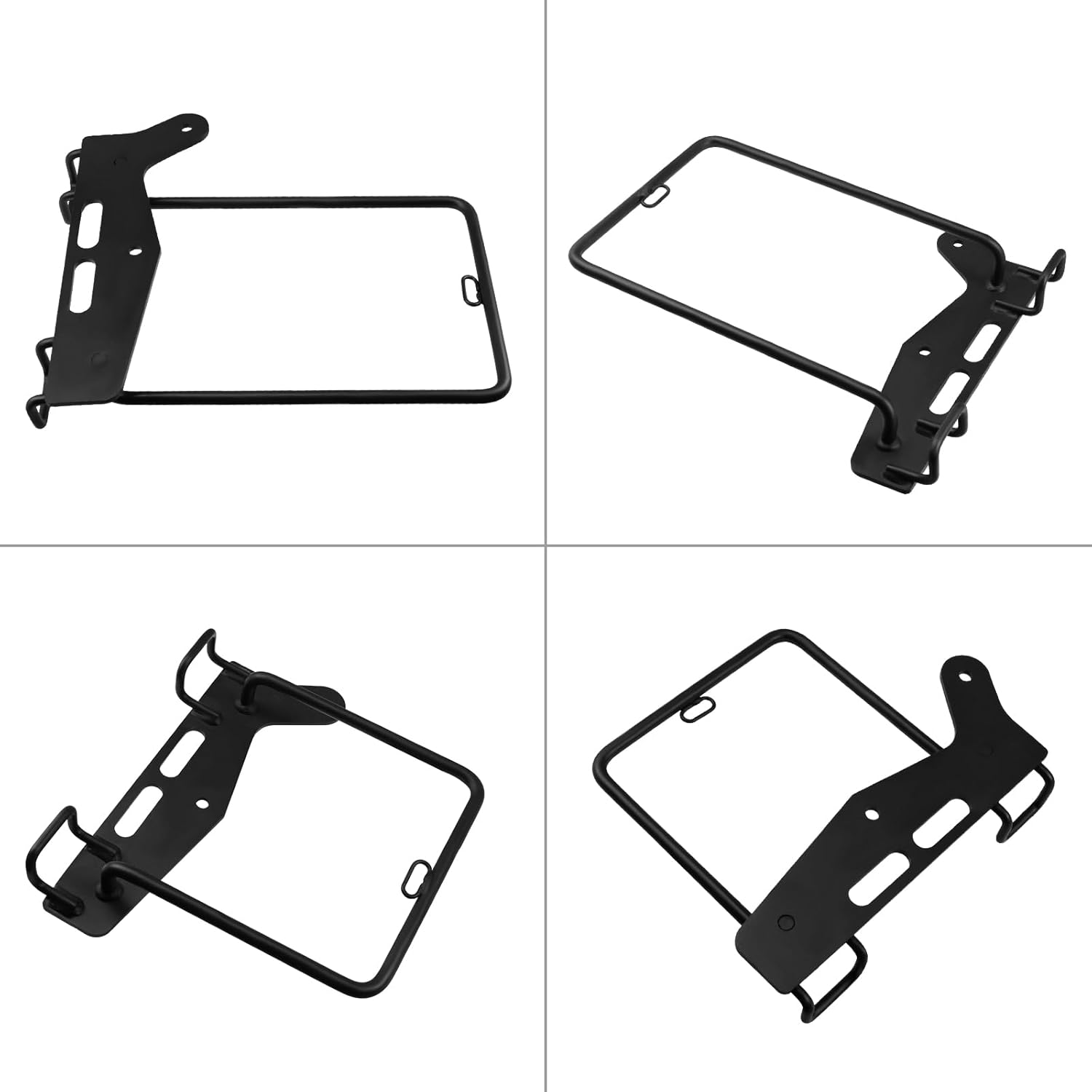 Saddle Bag Support Brackets Motorcycle Side Luggage Racks Saddlebags Skid Plates for Kawasaki Eliminator SE 500 (Eliminator SE 500(Left and Right))