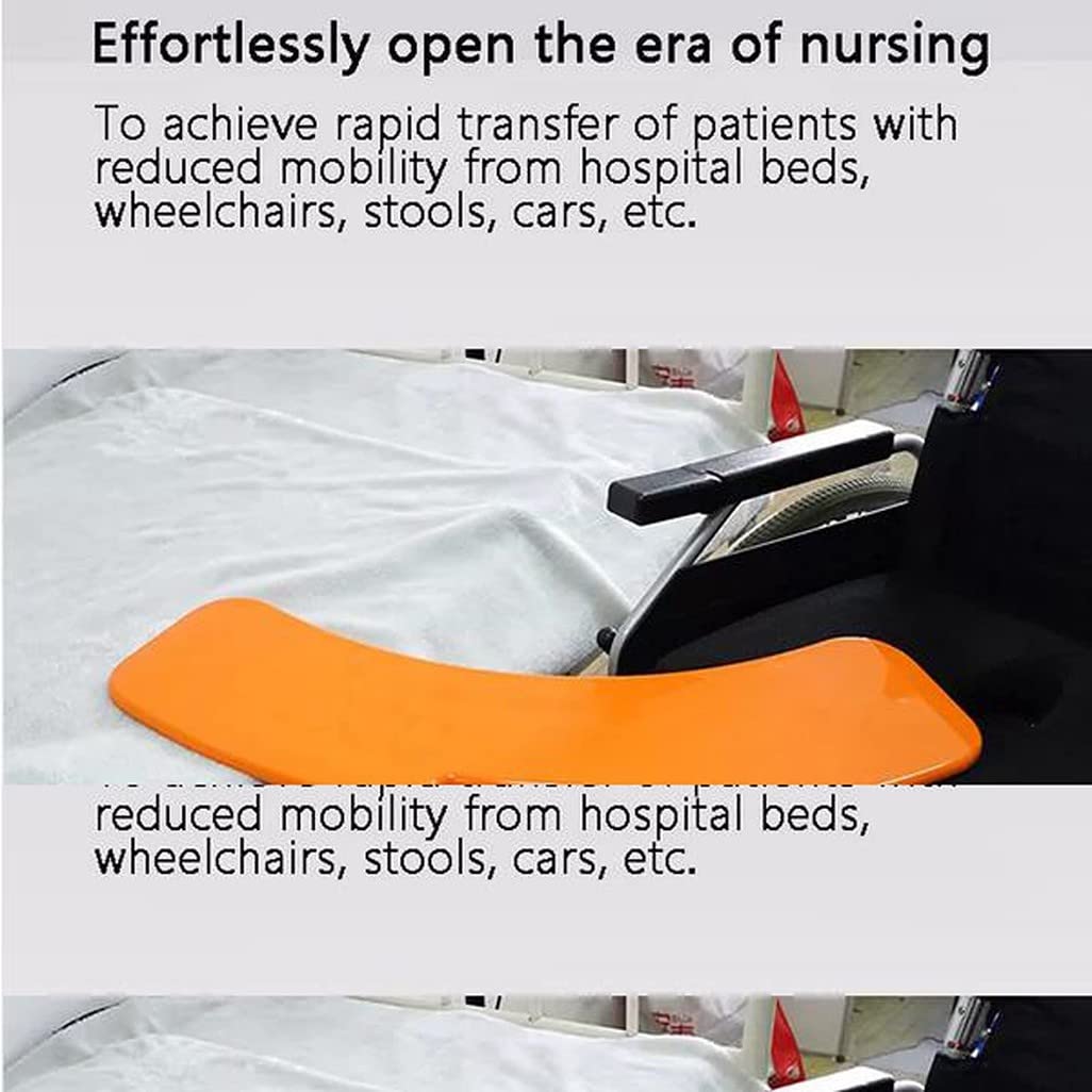 Tablero Transferencia para Silla Ruedas, Tablero de Transferencia Curvo, Placa De Transferencia Auxiliar Móvil para Transferir Al Paciente La Silla Ruedas A La Cama