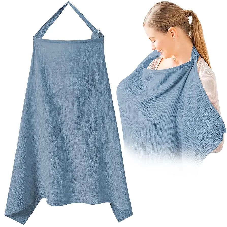 NH Fashion Hub 1Pcs, Nursing Cover for Baby Breastfeeding, Premium Cotton Nursing Cover, Lightweight and Breathable Material, Multi-use Adjustable Privacy Nursing Apron Cover - Multicolor-image-5
