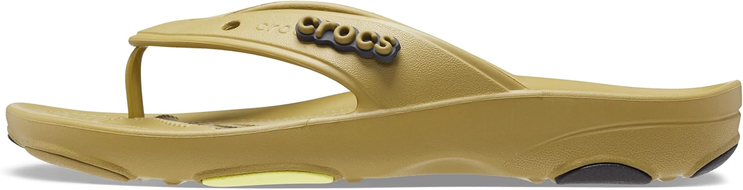 Crocs Unisex Men's and Women's Classic All Terrain Flip Flops, Aloe, Numeric_12 US