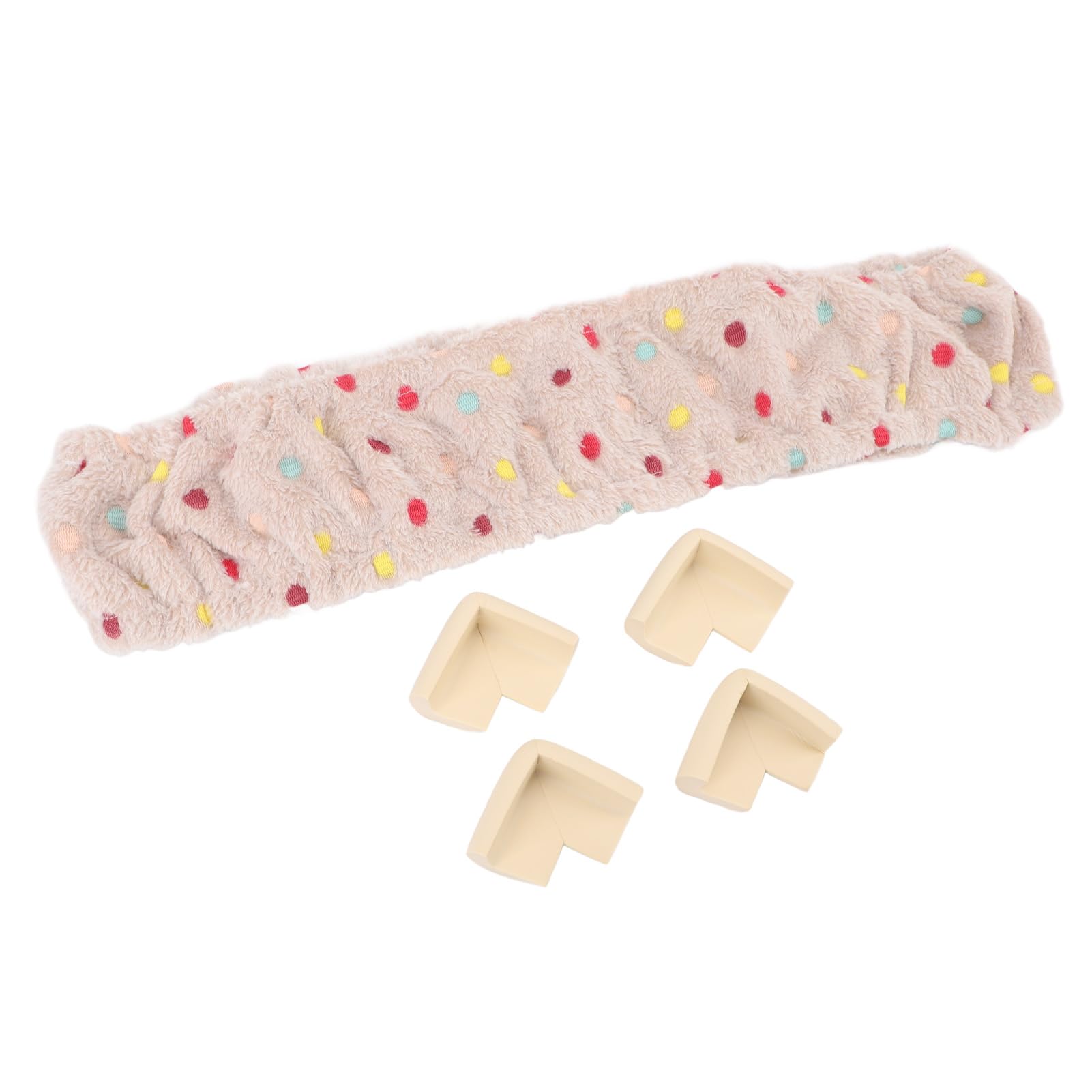 Jelquix Rug Hooking Frame Cover Soft Flannel with Elastic Band Protects Hands for Home Weaving 40x40cm (Light Khaki)