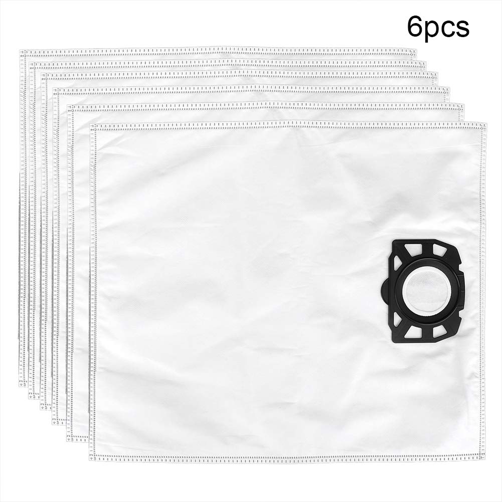 Vacuum Cleaner Bags, 6pcs Dust Bag Accessories Fit for karcher MV4 MV5 MV6 WD4 WD5 WD6