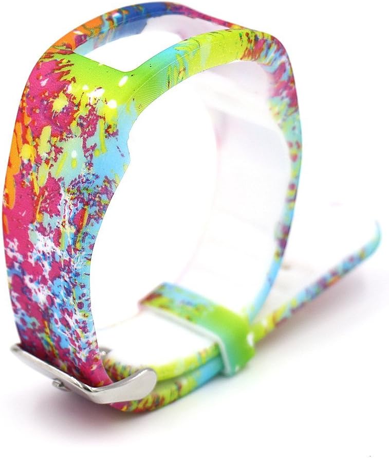 Fitness Wireless Replacement Band Straps for Garmin Vivofit Tracker Activity (Rainbow)