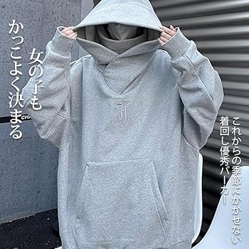 Amazon.co.jp: [Joejoier] 2025new ボリュームネックパーカー