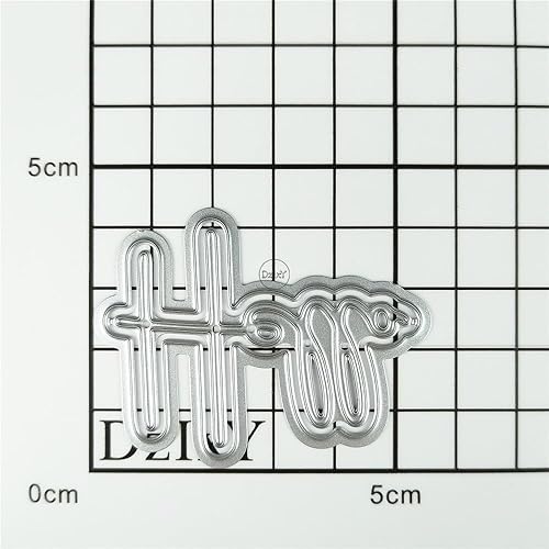 Miniatura 8 de DzIxY Troqueles de corte de metal con palabras en inglés complejas para hacer tarjetas, juegos de troqueles de papel para grabar, álbum, plantillas