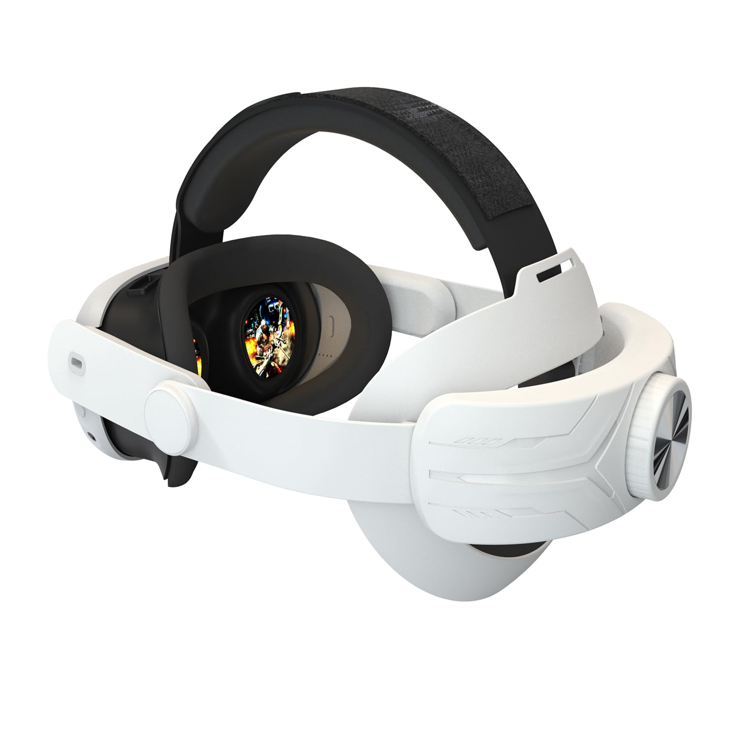 Vakdon Head Strap Accessories for Quest 3, Elite Strap Replacement for Quest 3 - Enhanced Support and Comfort in VR, Reduce Head Pressure in Headstrap