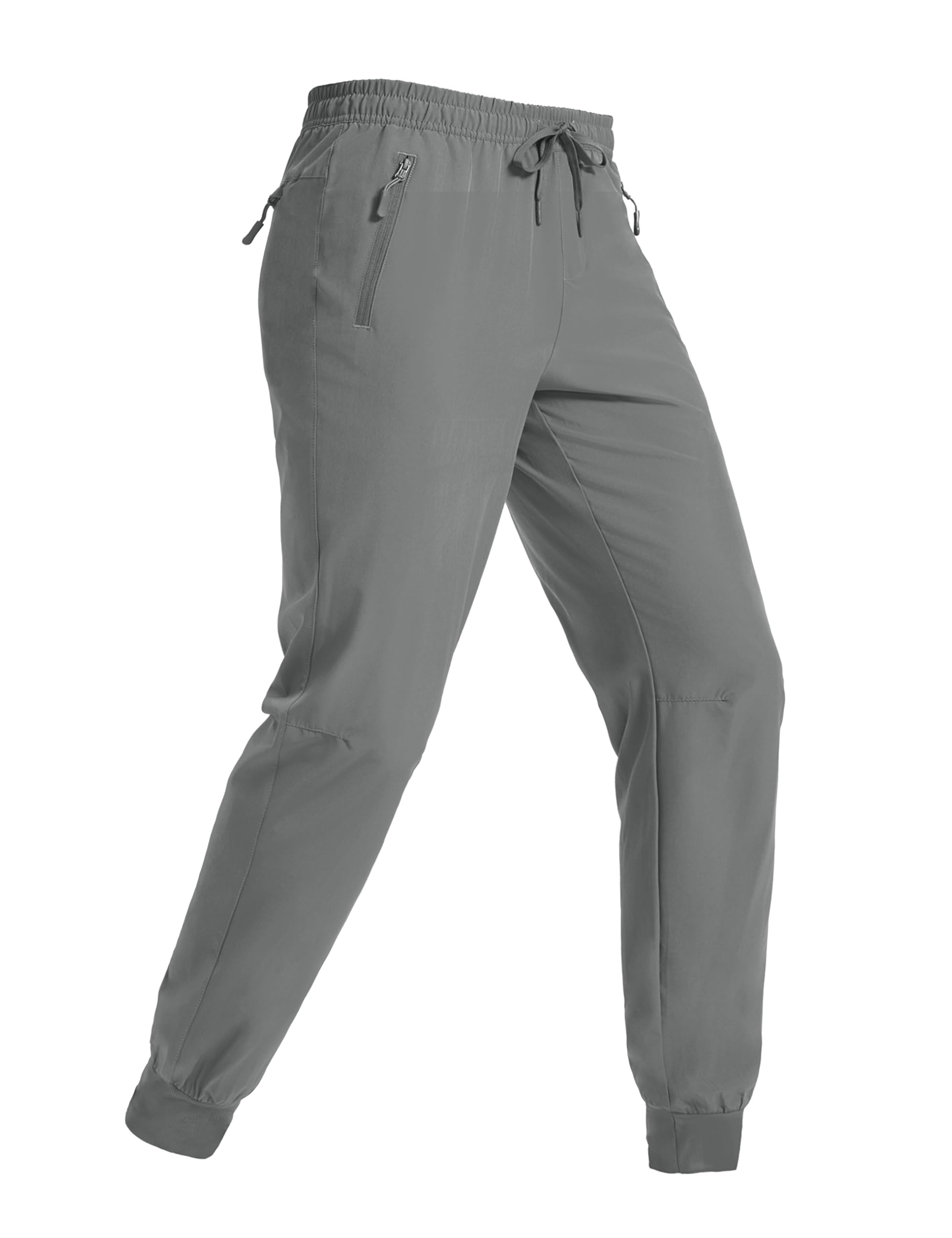MAGNIVIT Mens Sweatpants with 3 Zipper Pockets Athletic Workout Lightweight Pants Quick Dry Running Joggers for Men