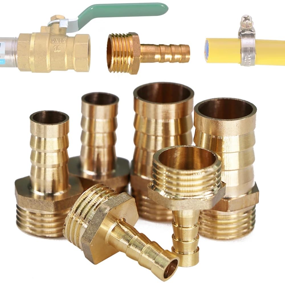 Messing Reduzierstück 6mm Auf G1/4 - Schlauch Zu Gewinde Verbinder