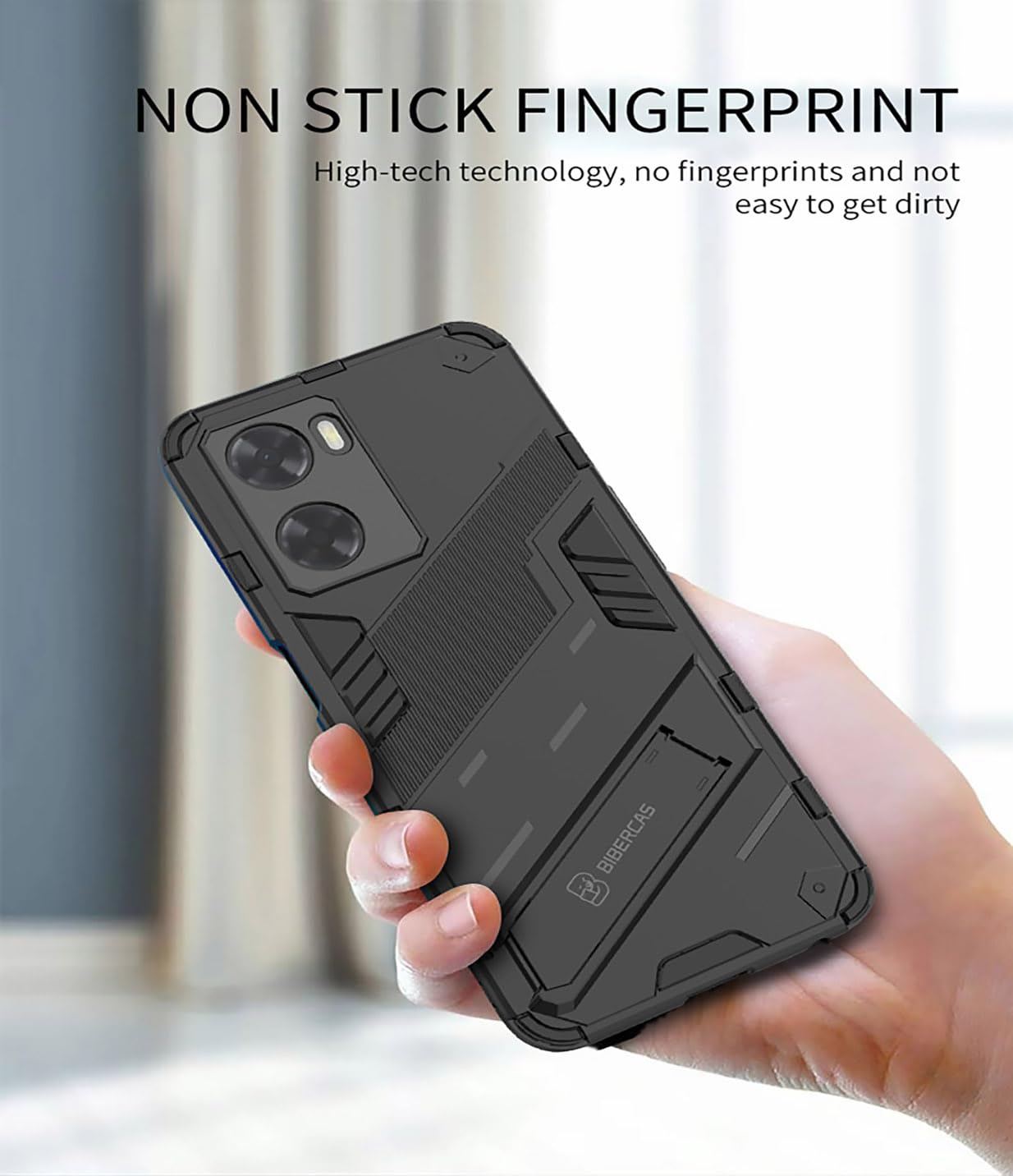 BORYA Cover per OPPO A57 4G/OPPO A57s, Ultra Sottile Antiurto Morbida Silicone TPU Bumper Custodia, Elegante Placcatura Phnom Penh Lusso Leggero Anticaduta Case, Bianco
