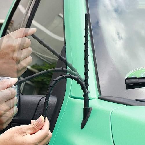 Miniatura 23 de VOFONO - Antena compatible con Jeep Wrangler y Gladiator 2007-2024, accesorios para Jeep, antena corta para Jeep Rubicon, Sahara, Sport, Willys