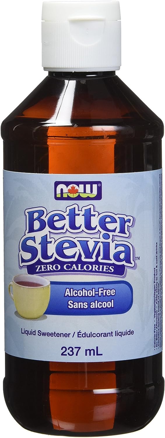 NOW Stevia Glycerite Alcohol-Free Liquid, 237 g