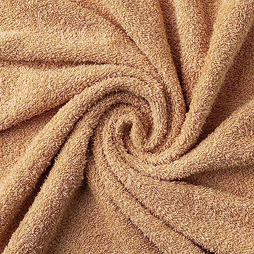 Drap de bain 100% coton de qualité supérieure 550g/m² couleur beige