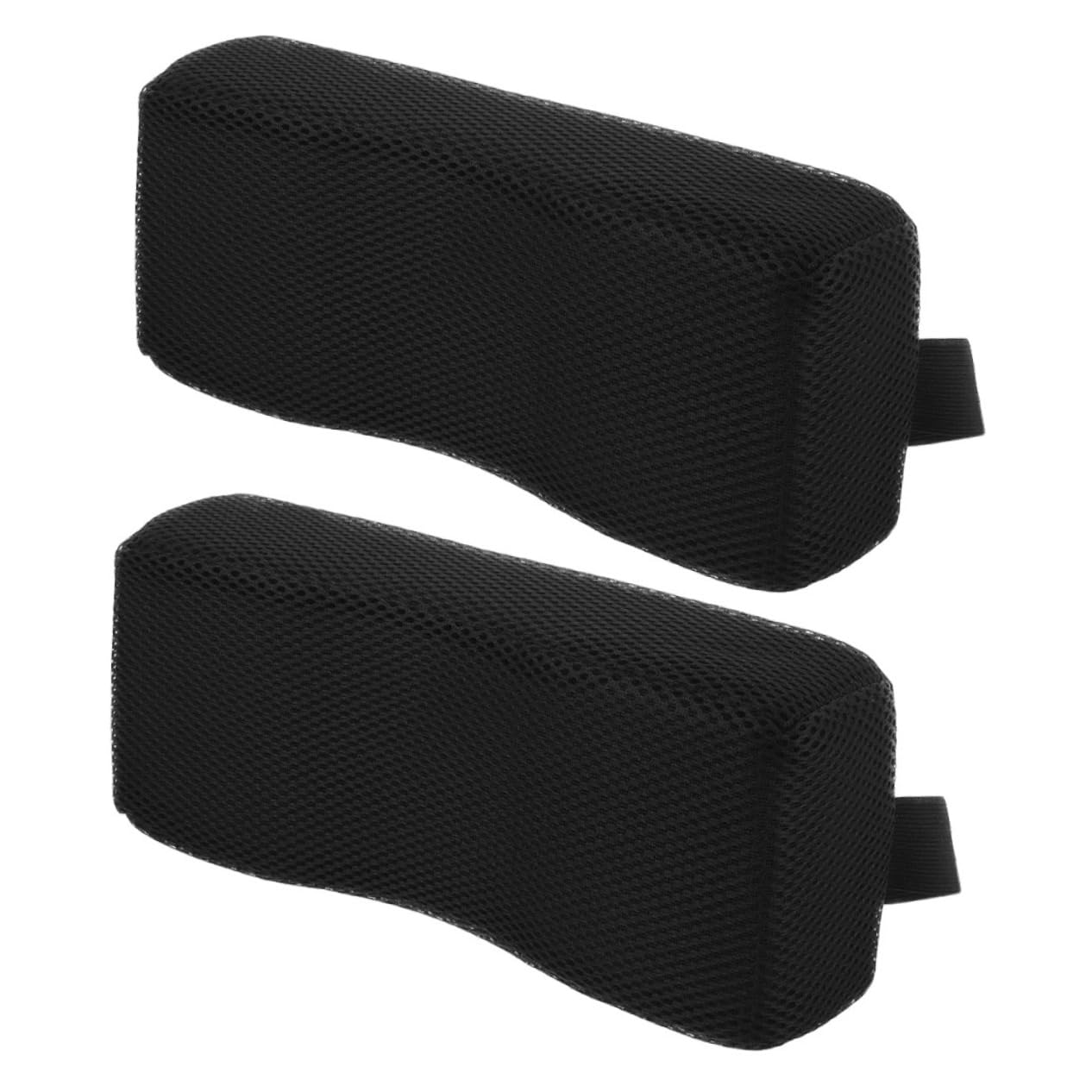 minkissy 2 Pcs Wheelchair Headrest Pillow for Office Car Gaming Chairs Neck Support Breathable Mesh Easy Install