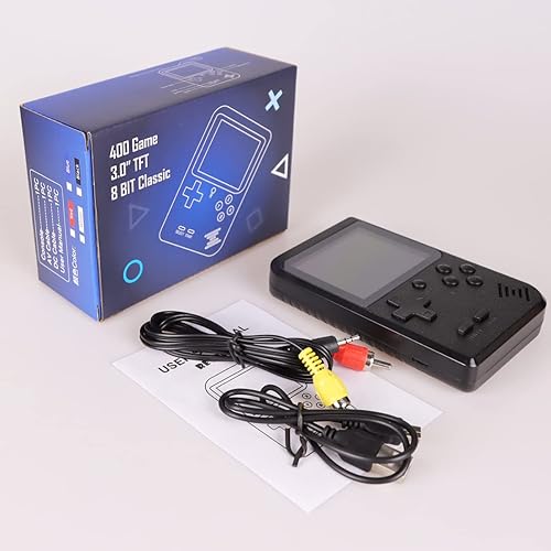 Miniatura 5 de Handheld Game Console Retro Game Player with 400 Classical FC Games Console 3.0-Inch Color Screen,Gift Birthday Christmas Presents(Red Game Console)