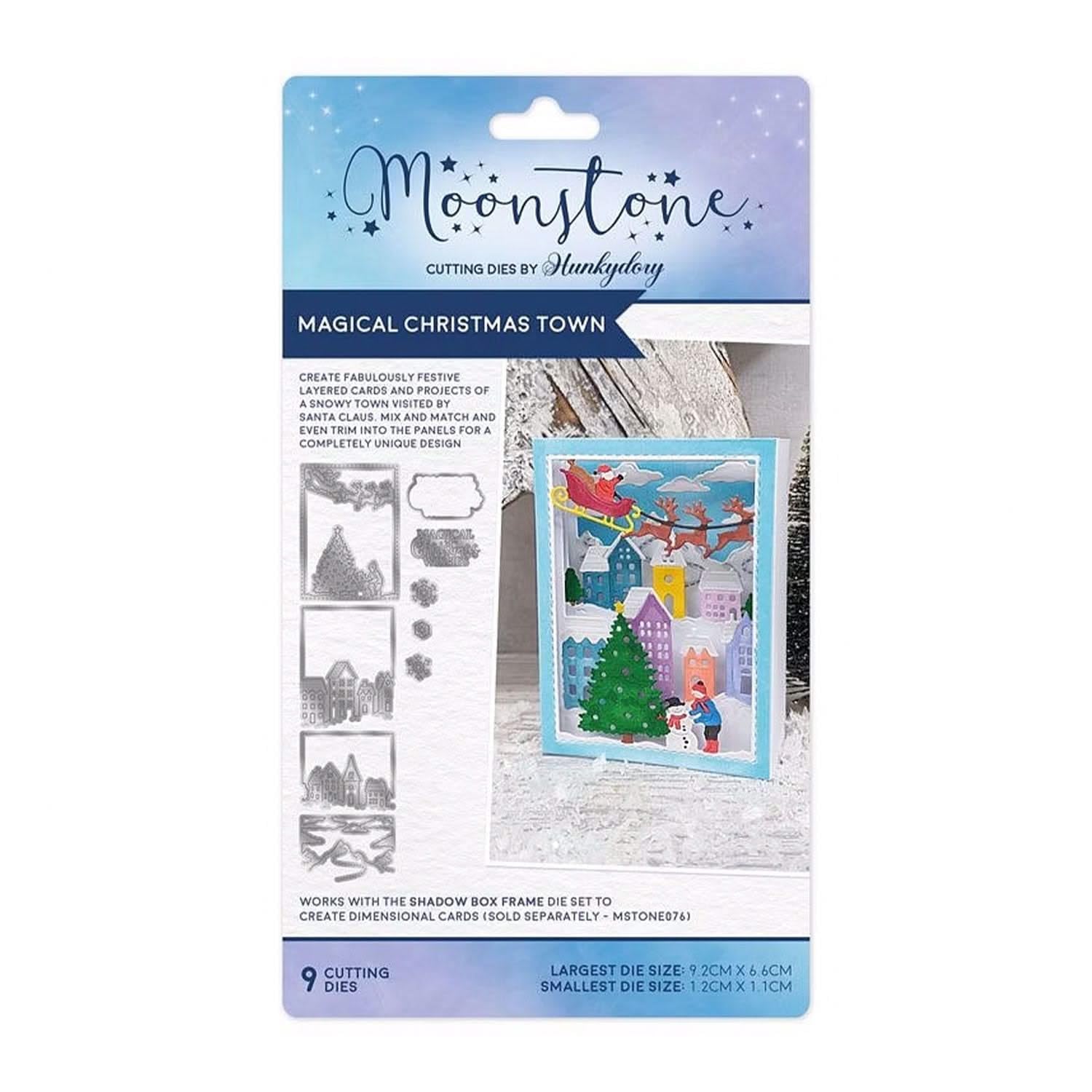 Hunkydory Moonstone - Magical Christmas Town Die Set - from The Shadow Box Range - MSTONE915