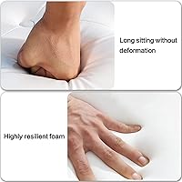 Vista 6 de Otomana de almacenamiento, banco de entrada con botones de piel sintética con almacenamiento, taburete para cambiar zapatos, baúl de juguete