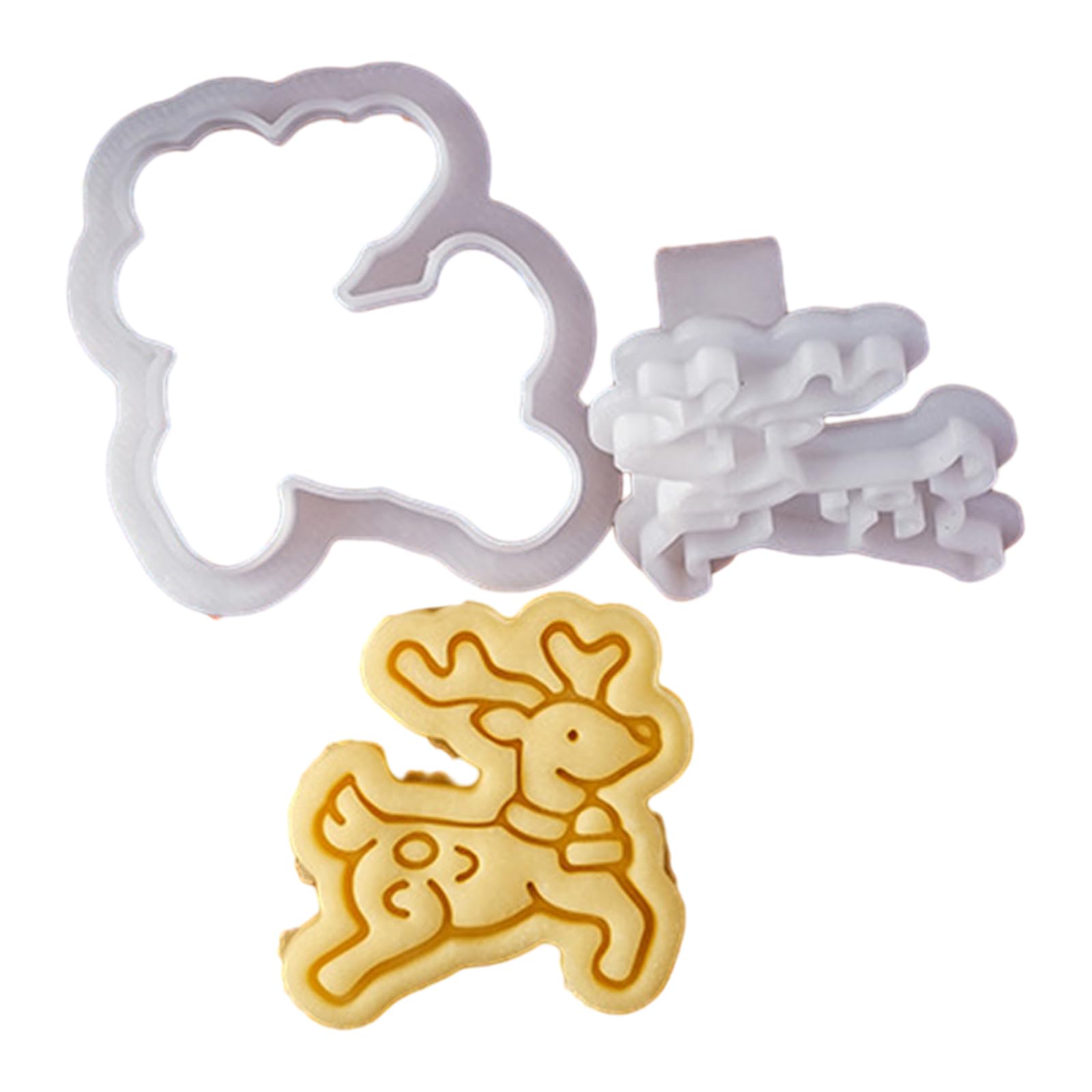MALSSE Biscuit Molds Cookie Embossing Christmas Patterned Cookie Baking Tools Baking Accessories Mold