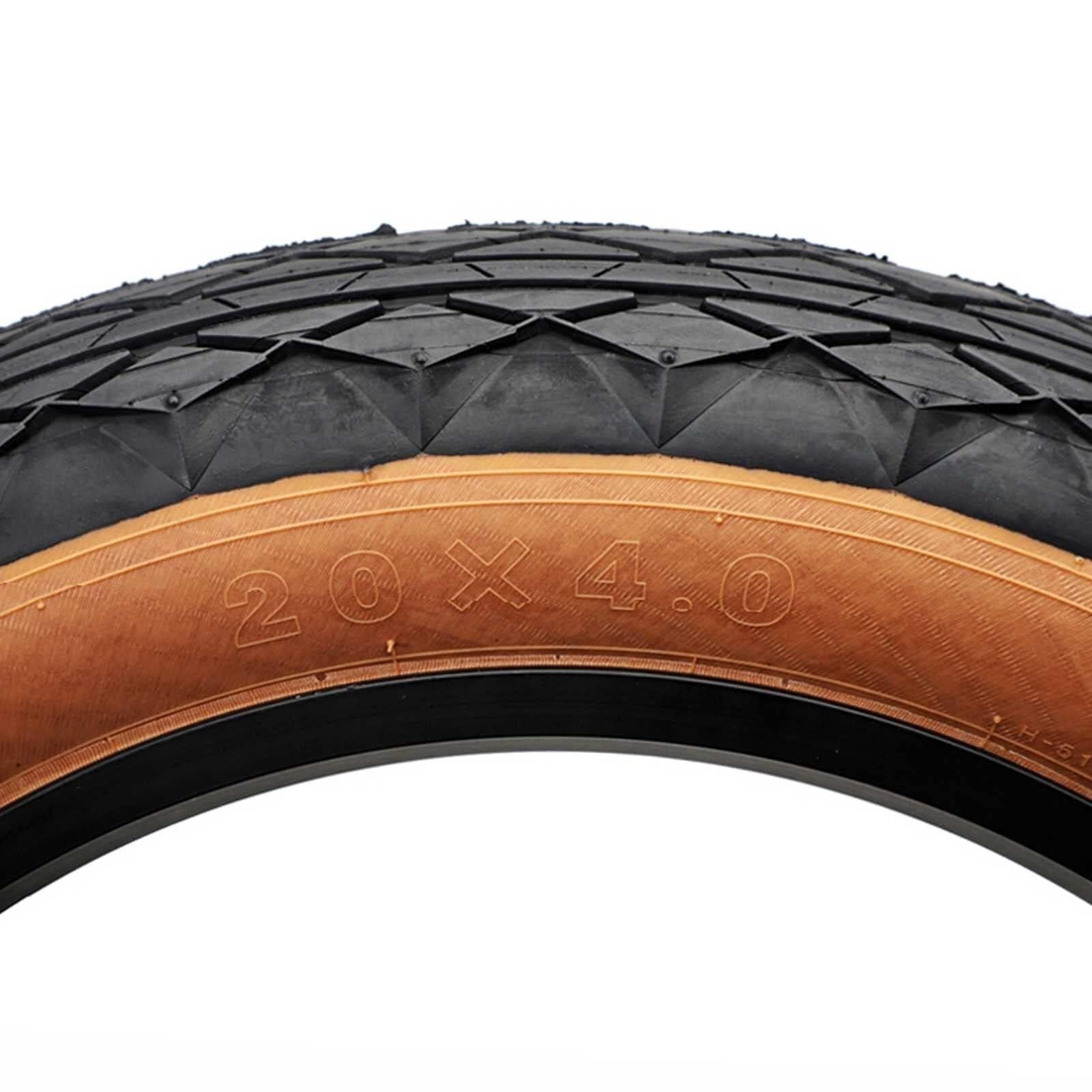 20x4.0 Opona Odporna na Przebicia | Wzmocniona Ściana Boczna 60 TPI | Idealna na E-rower, Góry, Śnieg i Mokre Drogi | Ciśnienie Max. 140kPa(Tire)
