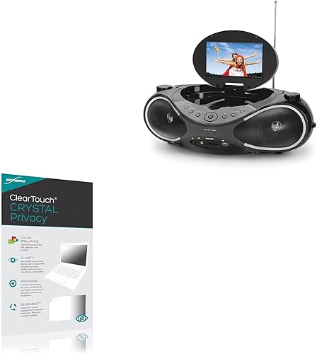 BoxWave Protector de pantalla compatible con Hammacher Schlemmer Video Boombox (7 pulgadas), ClearTouch Crystal Privacy (paquete de 2), protector de