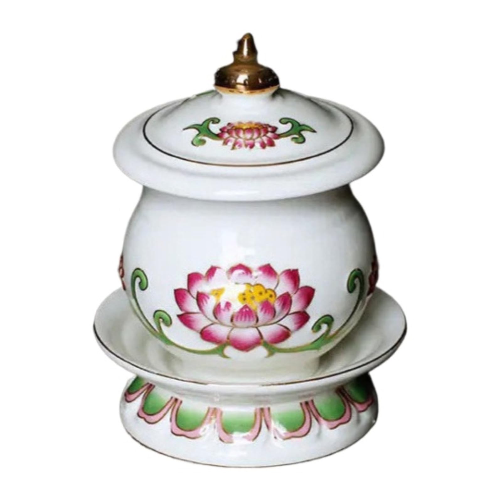 Tasse en céramique Lotus eau bénite Bouddha Guanyin décoration