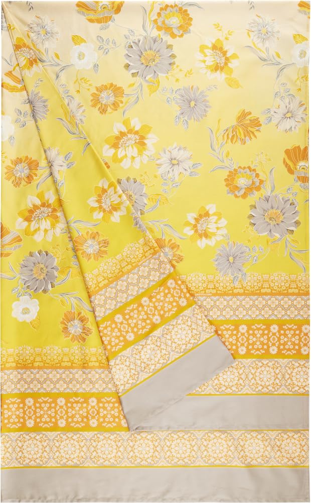 Bassetti POSILLIPO Foulard ze 100% bawełny w kolorze żółtym Y1, wymiary: 270 x 270 cm - 9328402