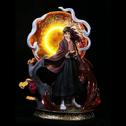 Miniatura 2 de HongzyFirm Demon Slayer Yoriichi Tsugikuni GK Figura de anime estatuas de anime H.15.7 in