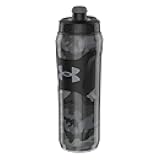 UA 28oz Playmaker Squeeze Insulated 2 Black Steel Camo OSFA