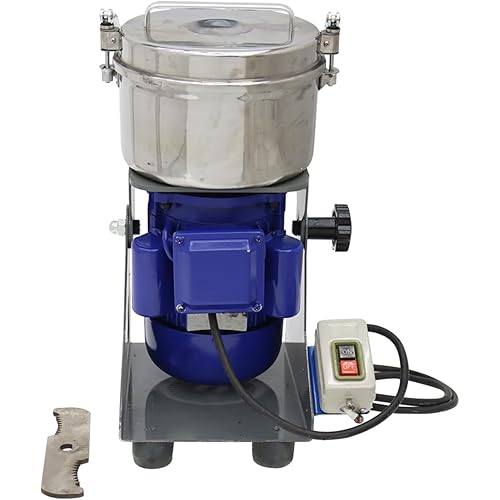 Rock Ore Glass Crusher Electric Stone Grinder Equipment for Coal Gangue with Additional Cutter 220V 1.1KW