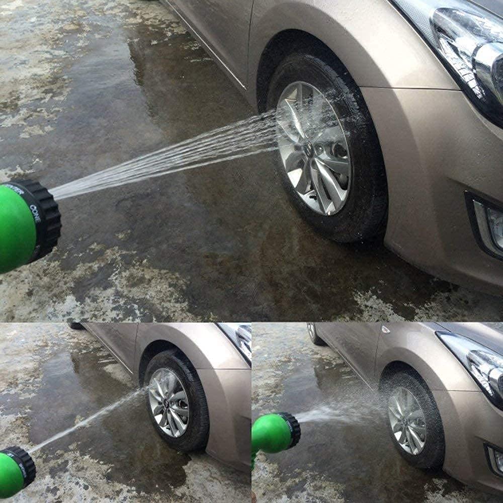 Gartenschlauch expandierbarer Flexibler magischer Schlauch mit 7 Funktion Sprühdüse 45m erweitert Wasser Schlauchrohre Schnellverbinder Leichtgewicht für Auto-Gartenwäsche (Color : 150ft)